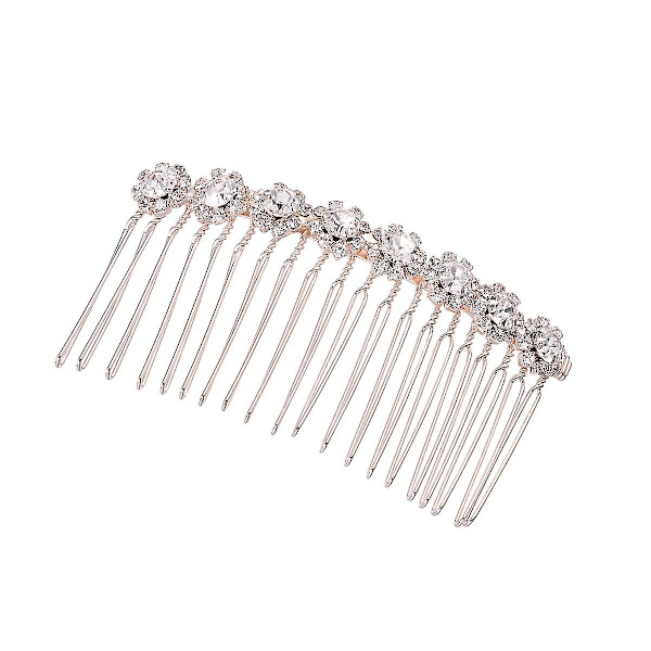4 st. Legering Hårkammar Rhinestone Inalid Elegant Hårinsättning Kam för Kvinnor Dam