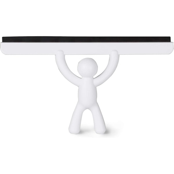 UMBRA Buddy Rakel. Buddy duschskrapa, vit färg, storlek 26,7x15,9x5,1cm