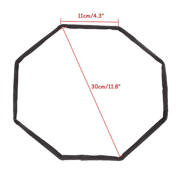 30 cm Universaali Oktaedrin Muotoinen Taittuva Salaman Diffuusori Oktaedrin Nopean Salaman Diffuusori Pehmeälaatikko Canonille ja Nikonille