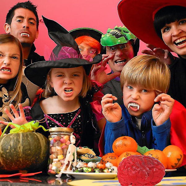 Halloween Hjerne Mønster Fastfood Æske Kropsorganer Rekvisit Halloween Dekoration