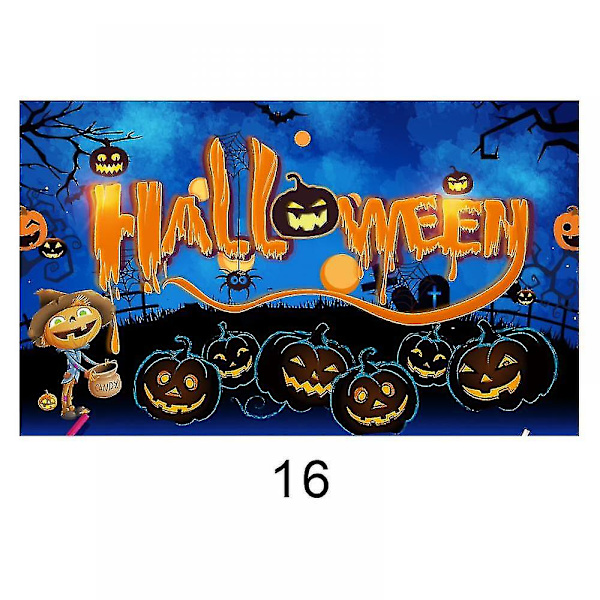 Halloween-lippu Halloween-pihalippu ulkokäyttöön Halloween-pihan koristeluun Wsjhf06
