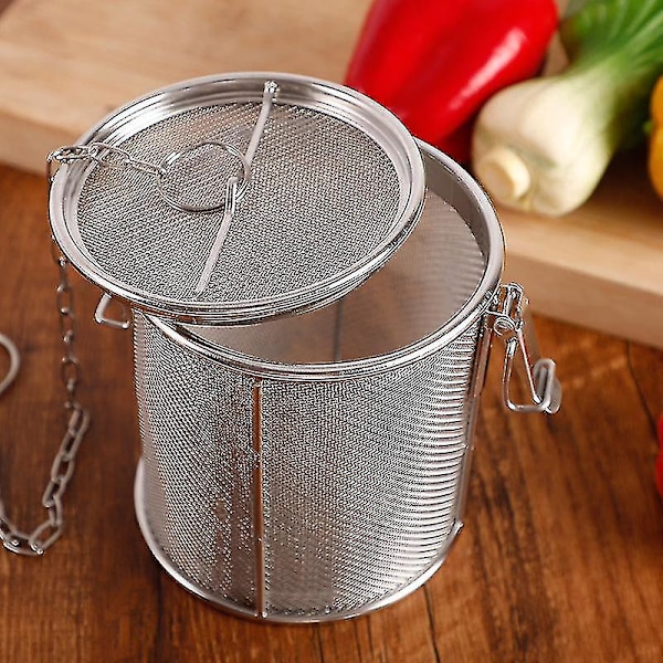 Teekugle Infuser til Løse Te, (1 Pakke) Rustfrit Stål Te Infuser Sæt, Ekstra Fint Masket Te Steeper til Brygning af Te, Krydderier &amp; Krydderier