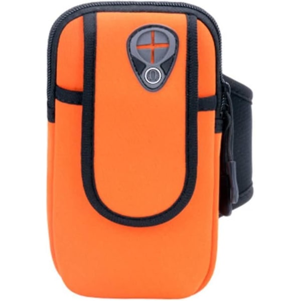 Käsilaukku Matkapuhelimen käsivarsilaukku Urheilu-hienkestävä (väri: oranssi, 1kpl)