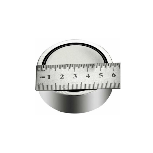 Dubbelsidig neodymiumfiskemagnet, diameter 60 mm, kombinerad 300 kg extremt stark dragkraft för magnetfiske och bärgning i floden THISNDE
