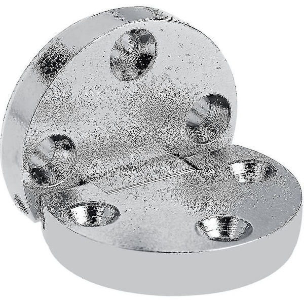 2 st 54x35x7mm gångjärn i zinklegering, bordsklaff, mini, självbärande, möbler, oval hårdvara för bord, skrivbord