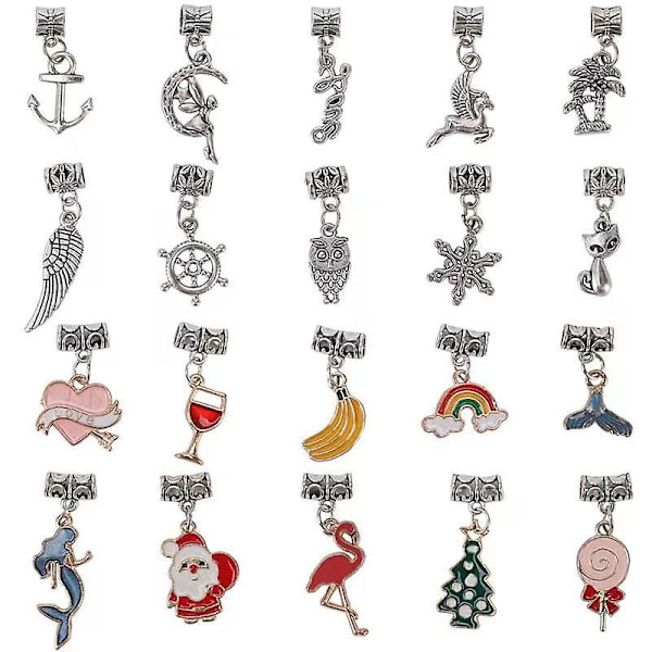 DIY Håndlavet Perle Cartoon Jule Serie Børns Perle Legetøj Løse Spacer Perler Armbånd Halskæde Smykke Sæt Pige Gave