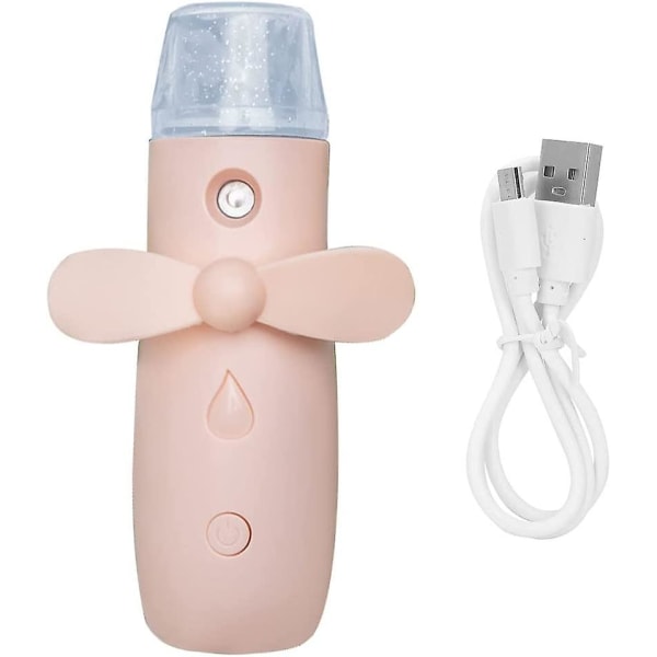 Mr. Fan Handheld Fan, Nano Mist Fan Fan Mute Fan 2-i-1 vattenspruta vattenflaska med USB fläkt