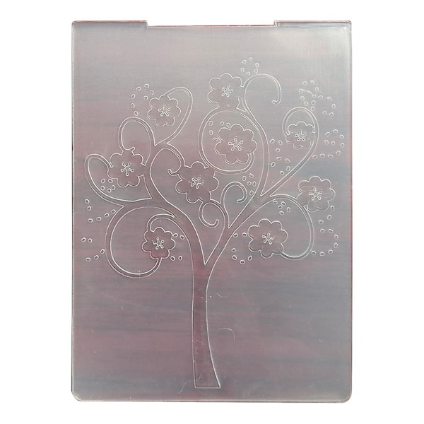 Präglingsmapp Clear Embossed Plate Handgjorda hantverksprojekt Att göra(4）