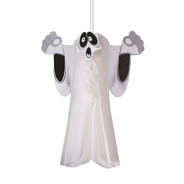 Halloween Spøkelses Hengende Dekorasjoner Foldbare Hengende Spøkelser For Utenfor Hjemmedekor (Liten)