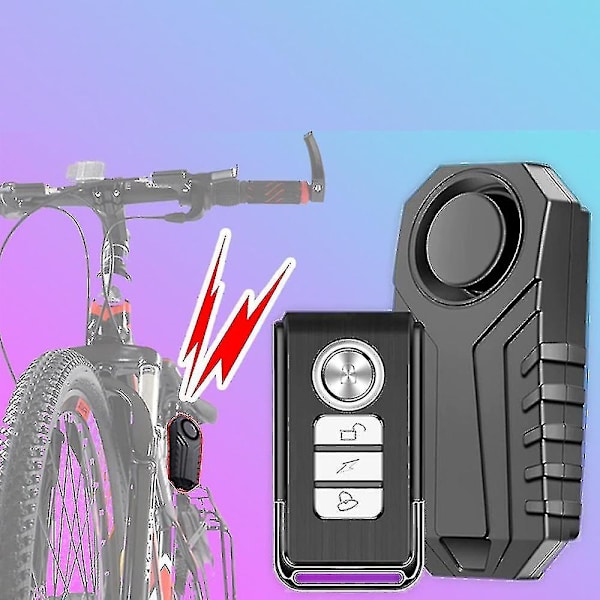 Cykelalarm Garage Stöldskydd Trådlöst Pålitligt Säkerhetssystem Alarm För Motorcykel