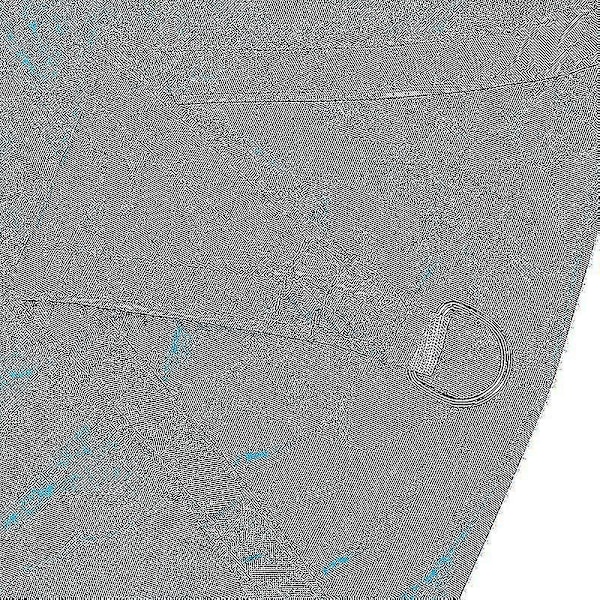 Triangel Solsegel Skydd 3x3x4.3m Solskydd Markis För Utomhus Uteplatser Vattentät UV (blå)