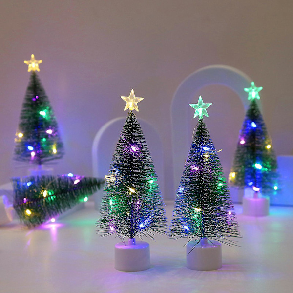3 st LED-julkulor Hållbara Färgglada Ljusa Julkulor