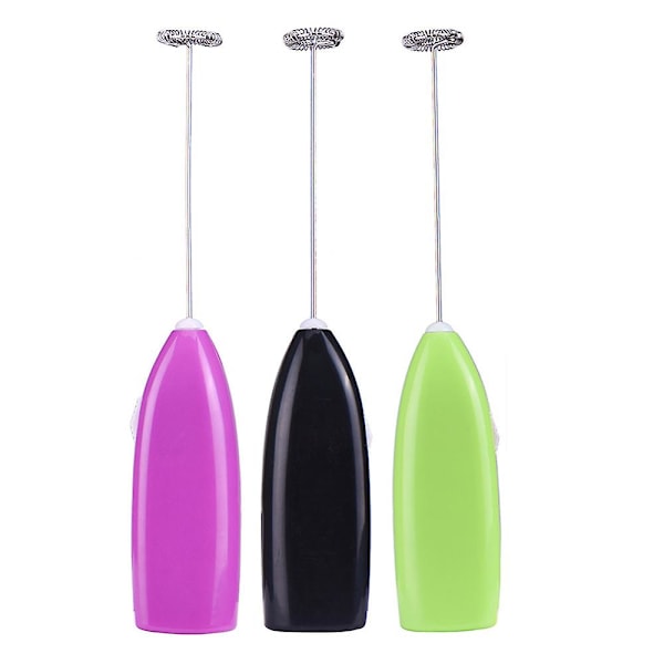 3PCS Mini Elektrisk Kaffe Blender Håndholdt Eggbeater Boble Drikke Rør Stang Kreativ Elektrisk Visp Elektrisk Kaffe Mikser Melk Visp