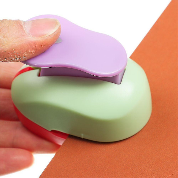 Farve-Random Sød Hulstans til DIY Kortfremstilling Papirformer Cutter Praktisk