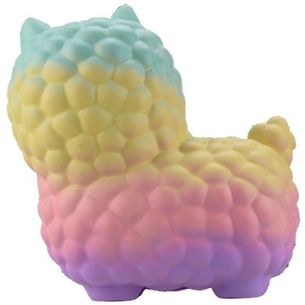 Färgglad jättefår Squishy Alpaca Galaxy Långsamt stigande stressavlastande leksaker