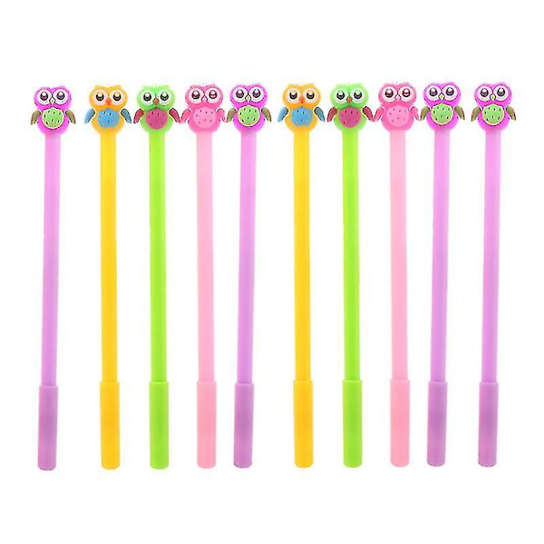 10 stk. Plastik Gelpenne