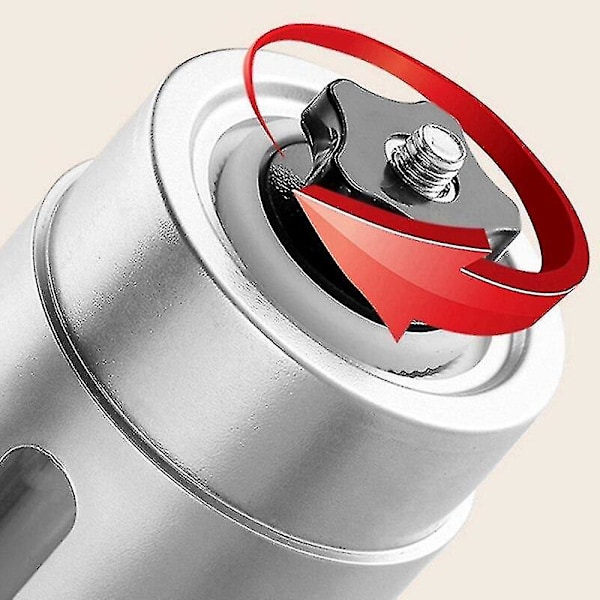 Multifunktionell Kaffekvarn Mini Handdriven Rostfritt Stål Hantverk Kaffe Kvarnar