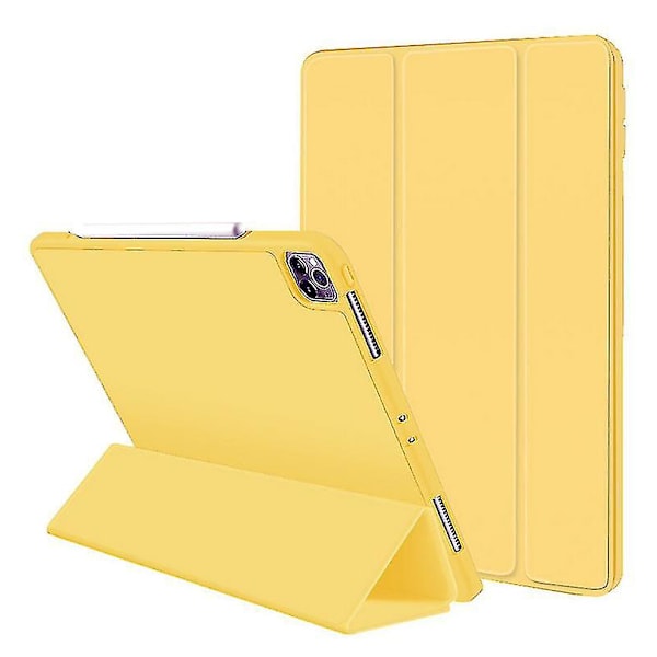 10,2 tums PU-läder skyddande fodral för Apple iPad Pro (Gul)
