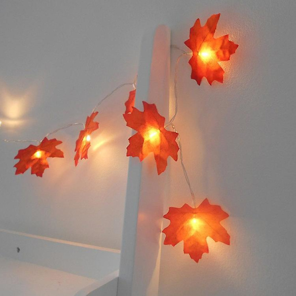 Værelse Dekoration streng Lys Gård Farve Lys Festival Halloween Lys streng 1,5 m 10 lamper batteri model (varmt lys)