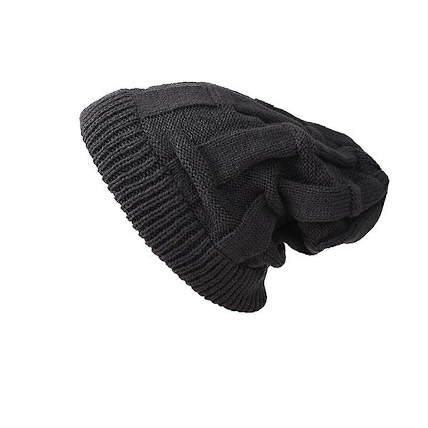 Vinterlue for kvinner, varm lue, grå-L (58-60 cm)