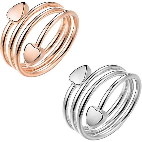 Magnetiske ringe, kobberring til kvinder Fingre Tommelfinger Solid Pure Copper smykkegave