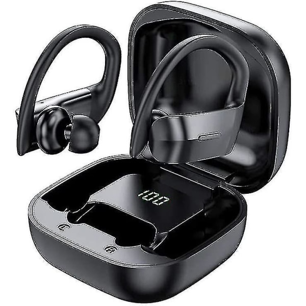 Bluetooth sporthörlurar, trådlösa hörlurar, IPX7 vattentäta sporthörlurar, ljudkvalitet med hög kvalitet