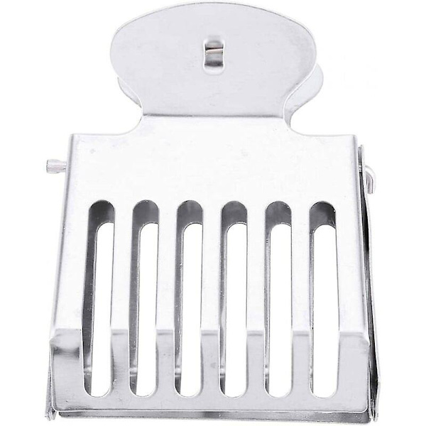 Biuppfödningsutrustning Bisäker rostfri märkningsbur Biuppsamlingsklämma Biuppfödningsgadget (1-pack)