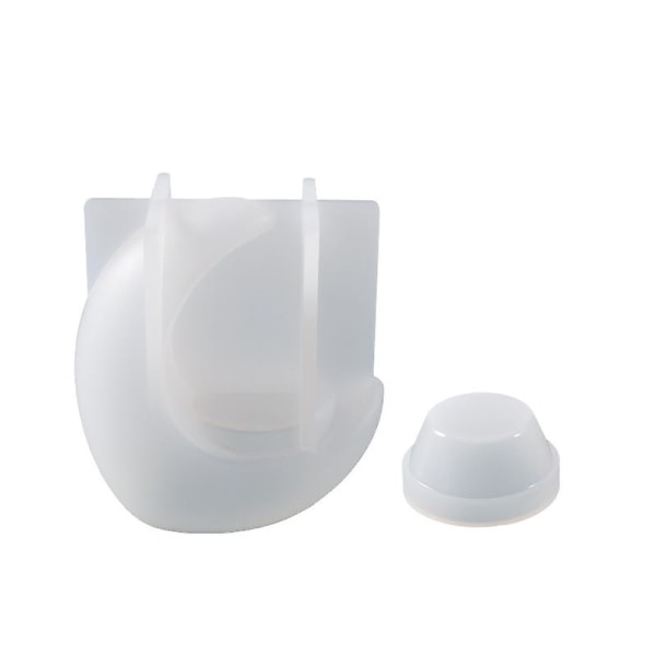 2 stk. Måne Tealight Lysestager Harpiksform, Silikone Støbeforme Til Lysestager, Måne Epoxy Harpiks Støbeforme