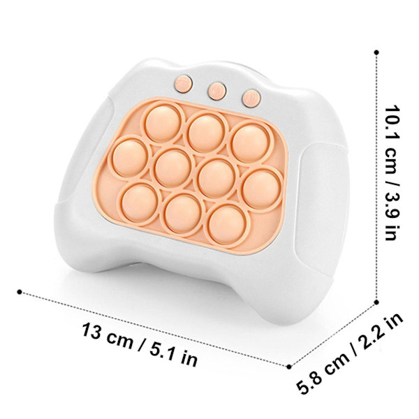 2023 Kreativ Avkoppling Genombrott Pussel Pop Spelmaskin Spelkonsol Presenter (Mörkblå)