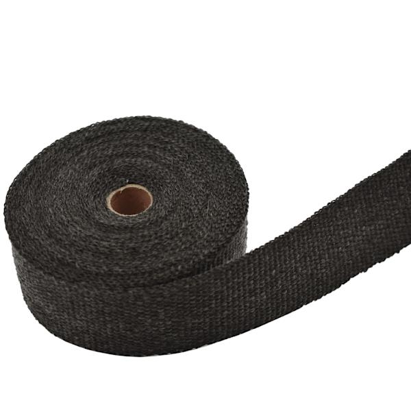 Varmeisoleringsbånd 1,5 mm x 50 mm x 5 m med 4 rustfri stålbånd til motorcykeludstødning