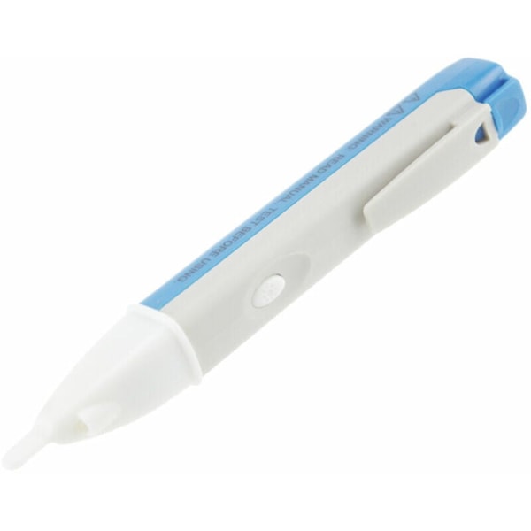 HANBING Automatisk sensorljustestpenna Beröringsfri hushållstestpenna med blinkande summer (blå elektrisk penna (med batteripackad))