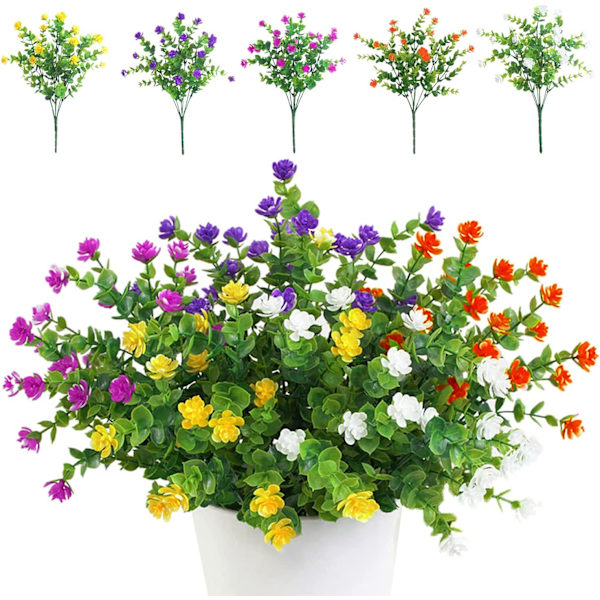 5-pack konstgjorda buketter (fem färger)