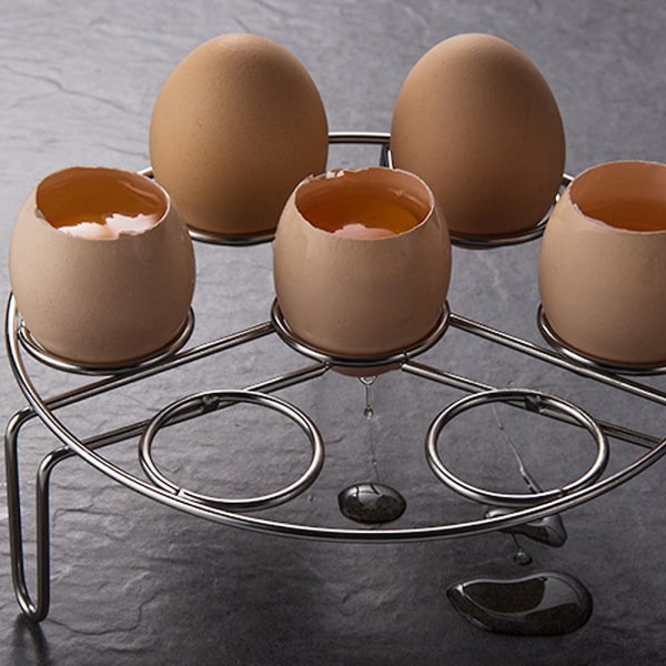 Eggstativ i rustfritt stål For Instant Pot Eggekurver Dampstativ Kjølestativ Matholder for Pot P(5cm）