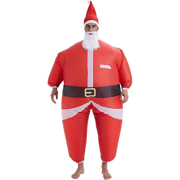 Uppblåsbar Jultomte Kostym Halloween Uppblåsbar Kostym Maskeraddräkt