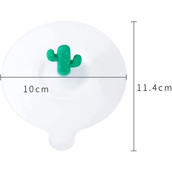 4 st silikonkoppar (form: kaktus)