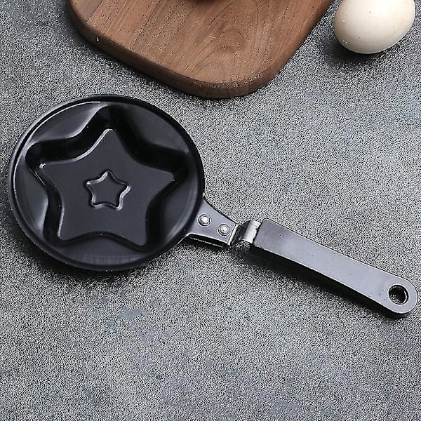 Mini Äggfrukoststekpanna Multi-stilar Icke-klibbig Panna Pannkakor Crepe Pan Formar För Hemkök (Lilla Stjärnor)