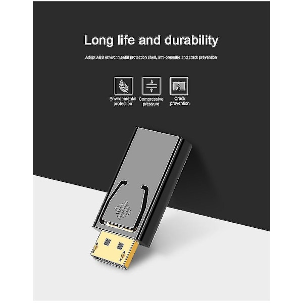 DisplayPort till HDMI Hane Hona DisplayPort DP till HDMI Adapter Konverterare Sats
