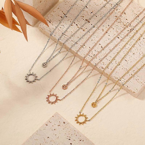 Halsband för kvinnor, 18K guldpläterat nätt halsband födelsedagspresenter för kvinnor smycken, Modell:XL22-C