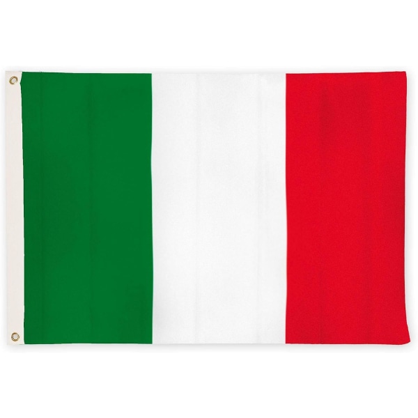 drapeaux De L'aricona - Drapeau De L'italie Avec 2 Oeillets Mtalliques, Rsistants Aux Intempries - Drapeau National Italien 90 X 150 Cm, Tricolore