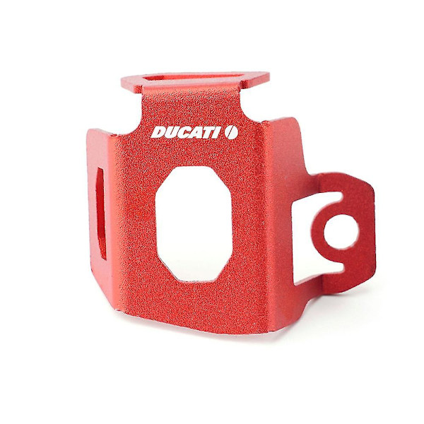 Koppkåpa Skydd För Ducati Monster 696 821 2016-2022 Desert X 2021-2023 Motorcykel Bakre Bromspump Vätskebehållare Skydd（Röd)