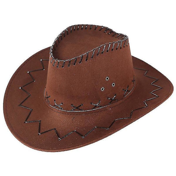 Unisex Vuxen Western Cowboyhatt Mongoliskt Hatt Gräsmark Solskyddsmössa