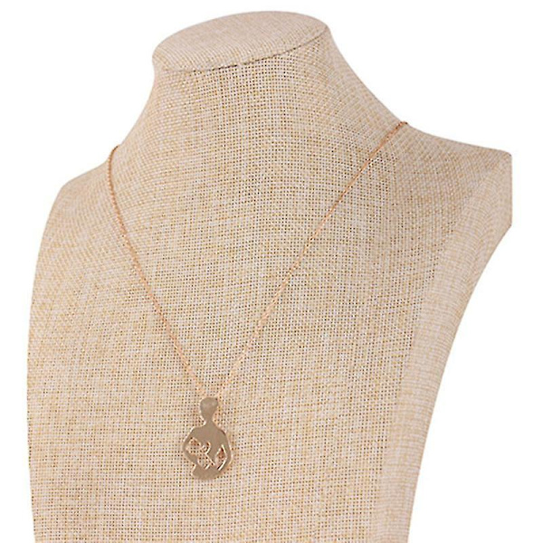 Halsband med berlock för kvinnor, mamma-barn, moderdagspresent, smycke (silver)