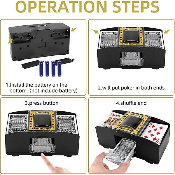 Automatisk kortsorterare, elektroniskt kasinospel för pokerkort, batteridriven