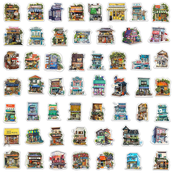 150 st Japan Corner Shop Graffiti klistermärke, bärbar vattenflaska mobiltelefon klistermärke