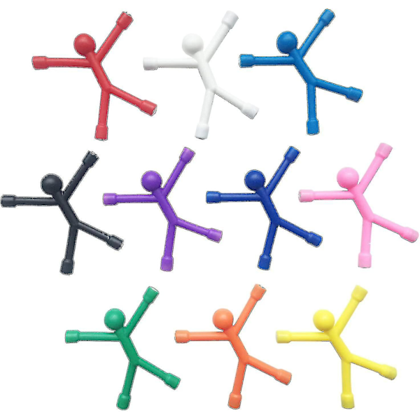 10 st Mini Människor Kylskåpsmagneter