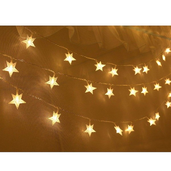 Star Snowflake Light Fairy String Light Hotel Home Häät Perhekoulujuhliin