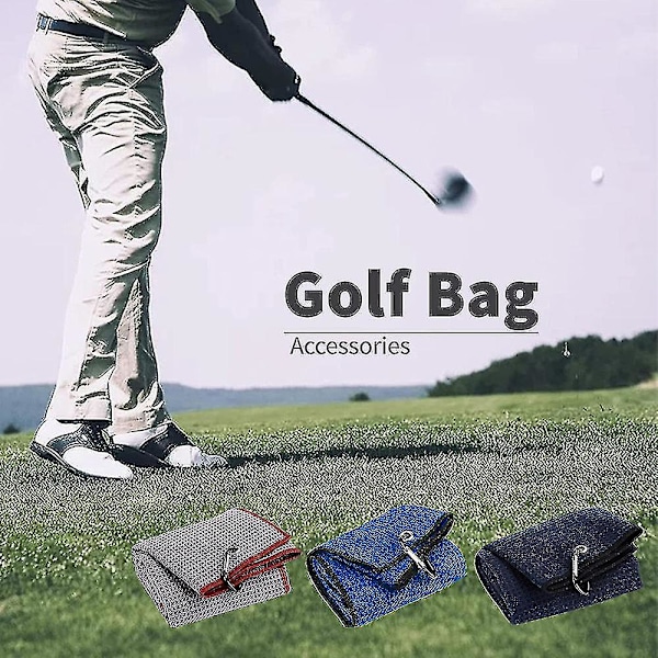 Golftillbehör Presentset Mikrofiber Våffelmönster Golfhandduk | Klubb Spårrengöringsborste