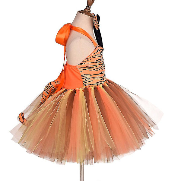 Sød Dyreøre Pandebånd Tiger Tutu Klæd-Ud Rekvisitter Halloween Jul (9T10T)