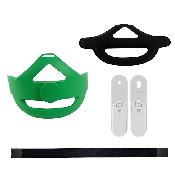 VR Headset Rem 3 Justerbara Uppgraderade Huvudkuddar Portabelt Huvudband för 3 Grön