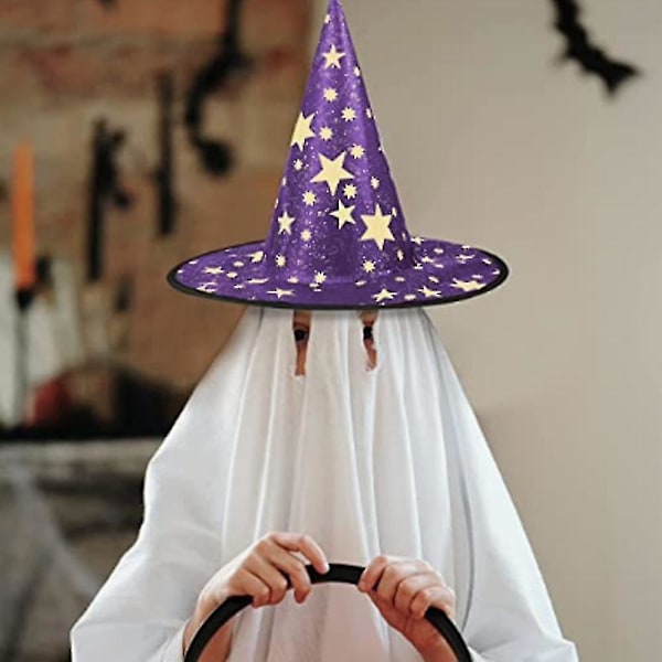 Häxhatt Halloween Kostym Ond Häxa Tillbehör